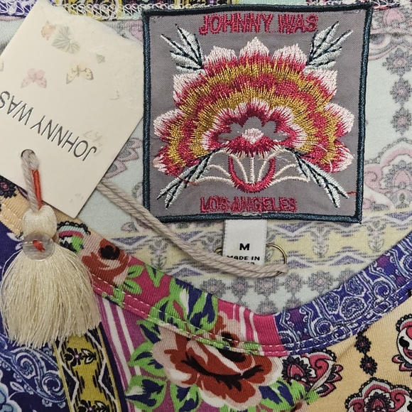 JOHNNY WAS FRANCO SWING TANK TOP SIZE MEDIUM - Picture 5 of 6